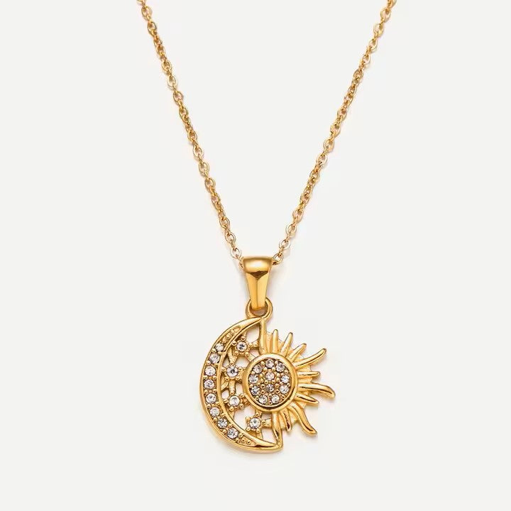SUN AND MOON NECKLACE