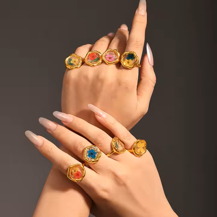 UNIQUE FLOWER RINGS