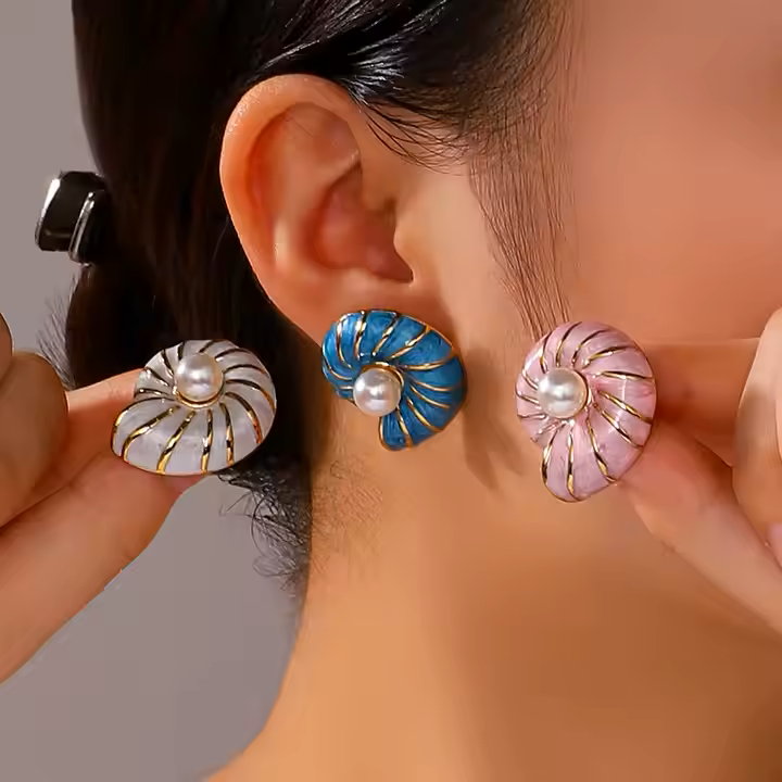 OCEAN SHELL EARRINGS