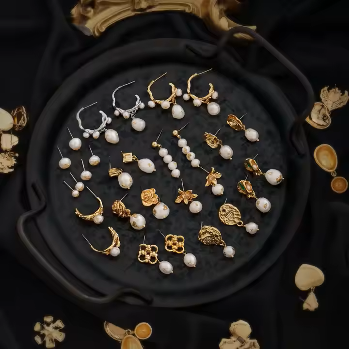 UNIQUE PEARL EARRINGS