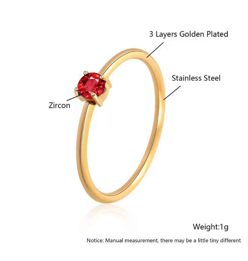 MINIMALIST GEMSTONE RINGS