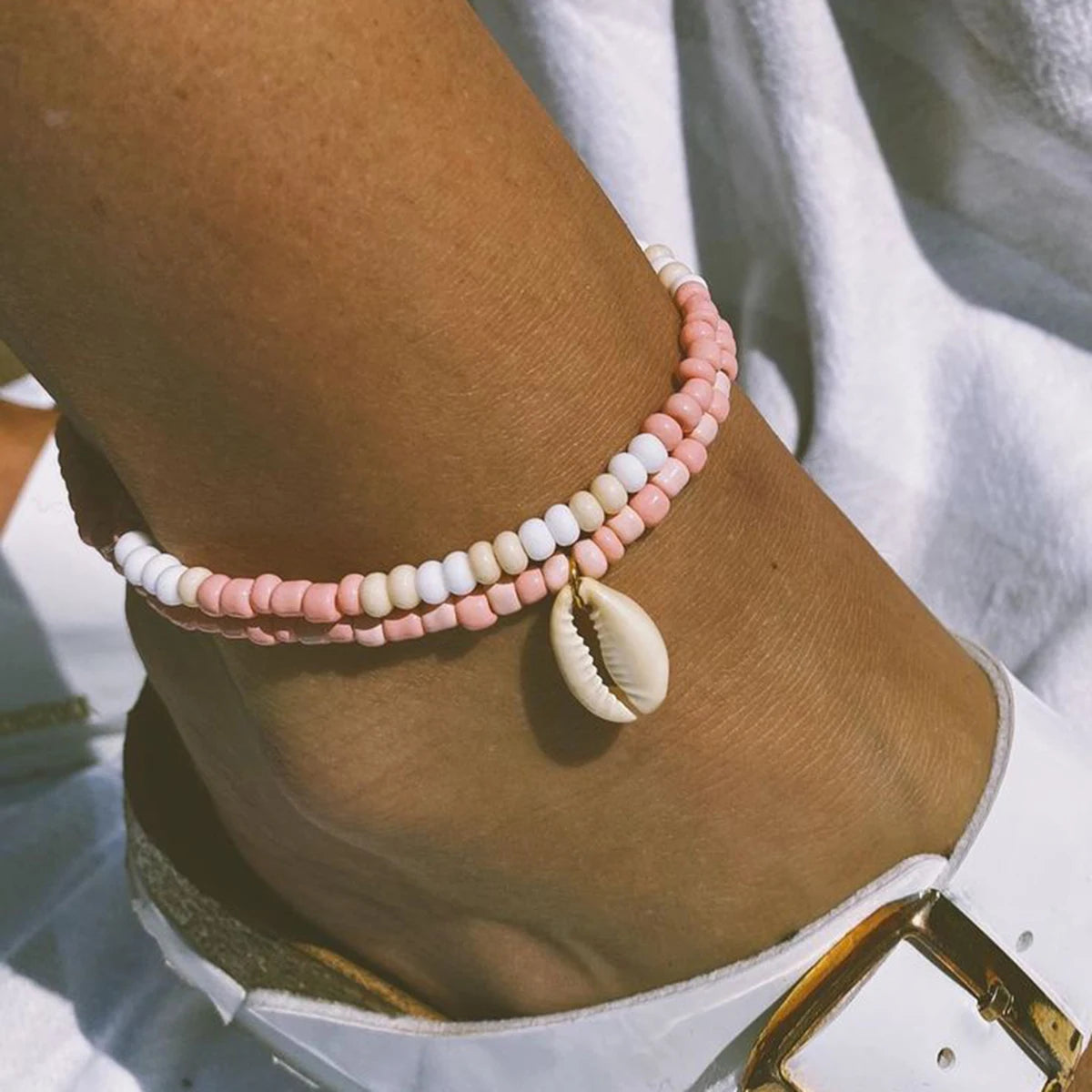 Natural Stone Anklet