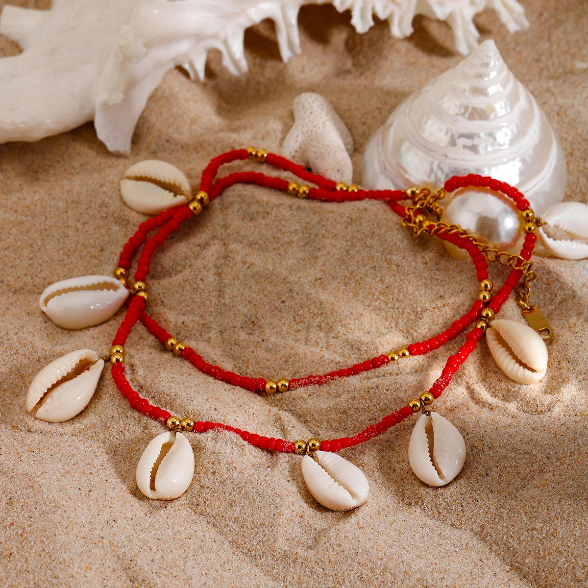 Beach Shell Anklet