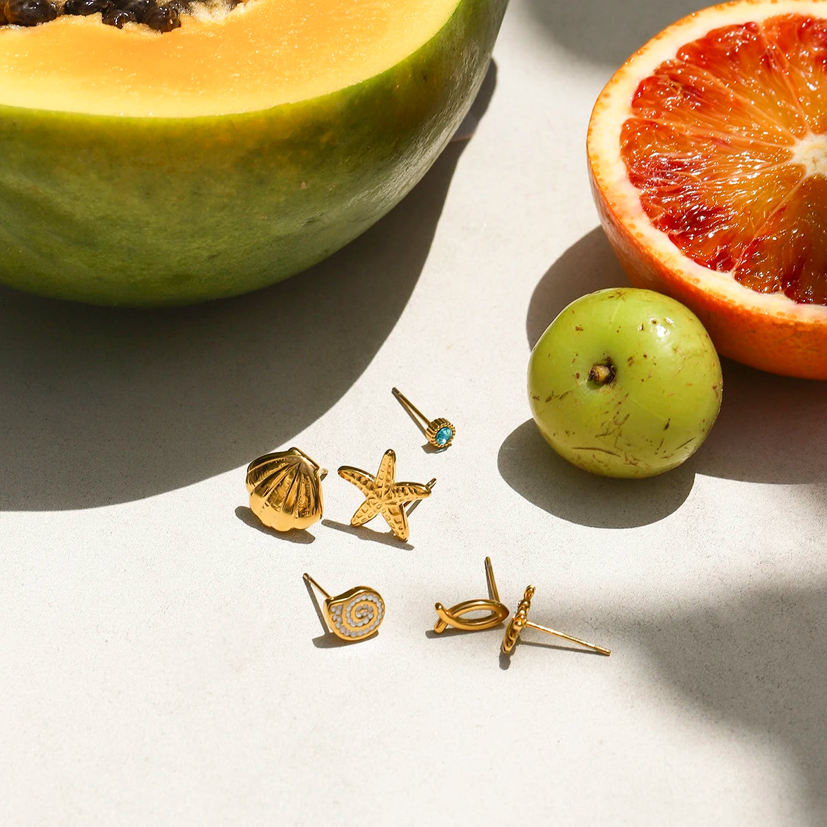 MARINE ELEMENT EARRING 6PCS SET