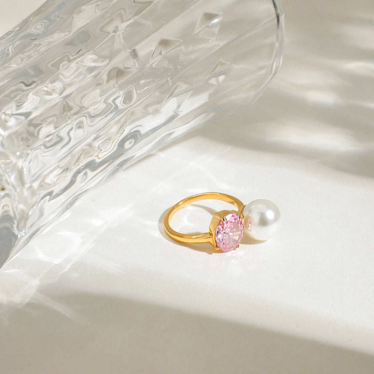 Exquisite Colorful Pearl Ring