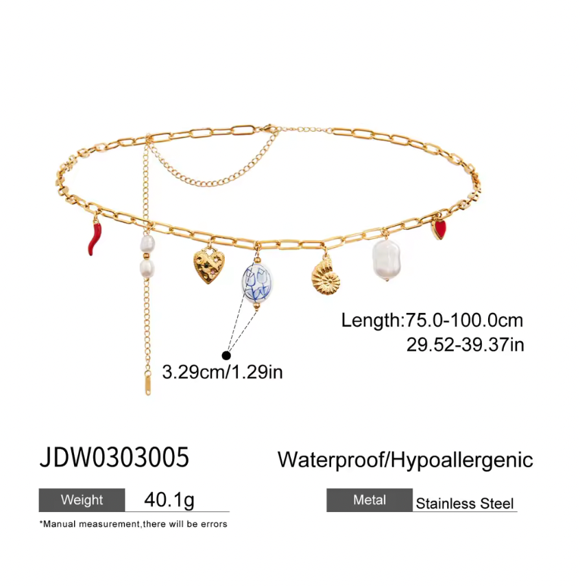 MULTI-CHARM WAIST CHAIN