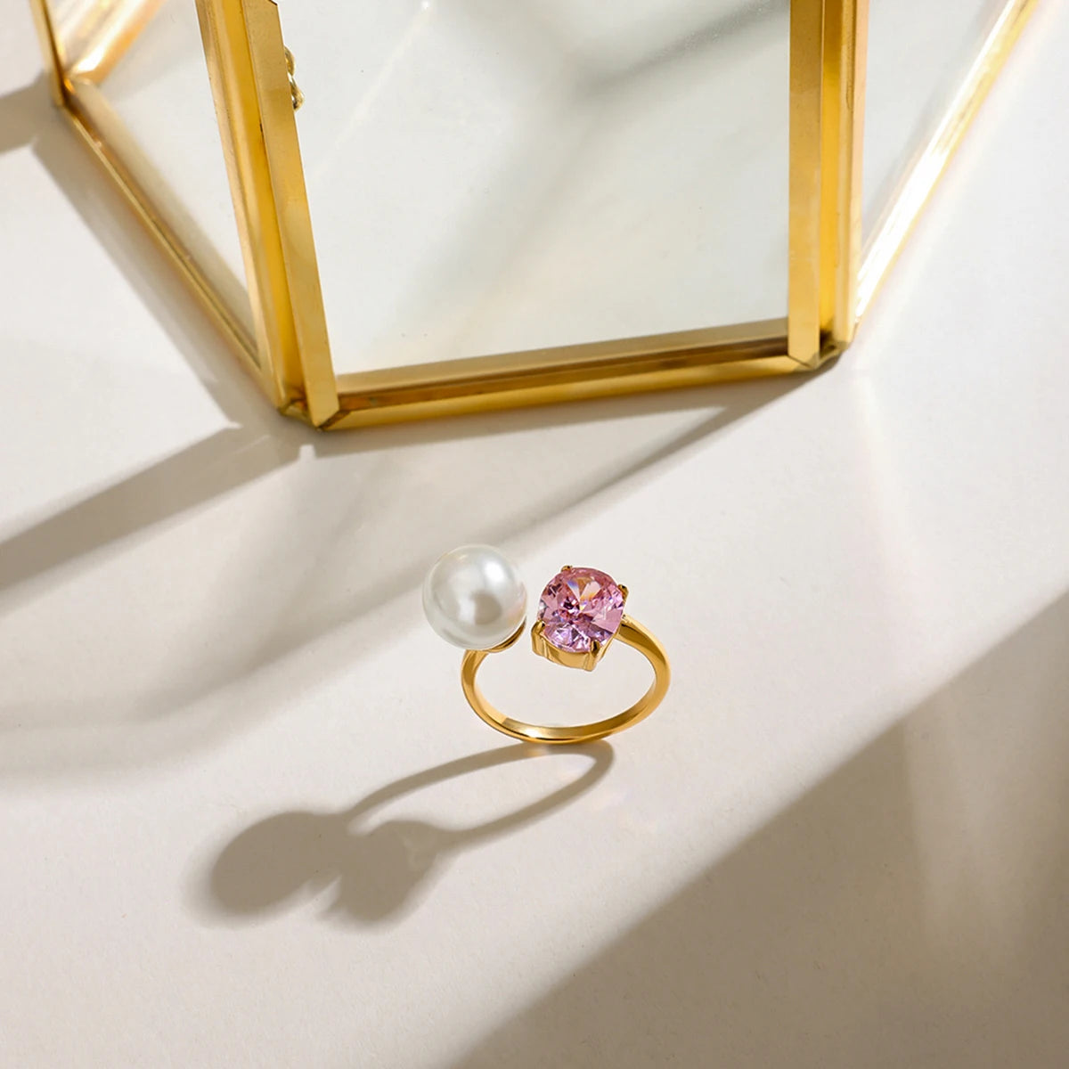 Exquisite Colorful Pearl Ring