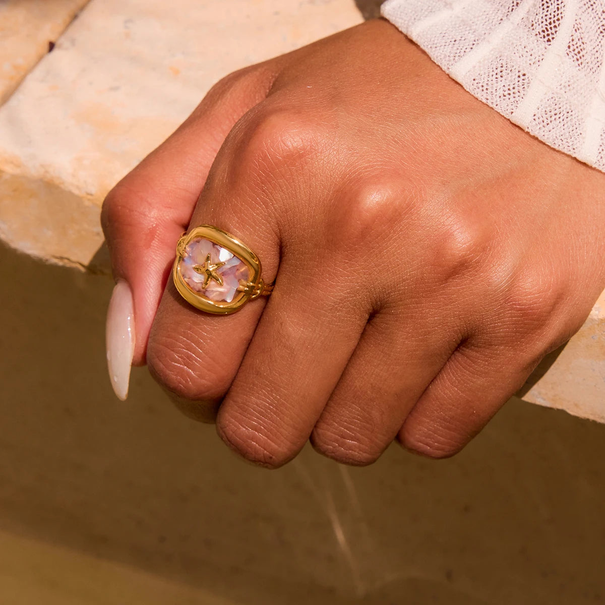 STARFISH OPEN RING