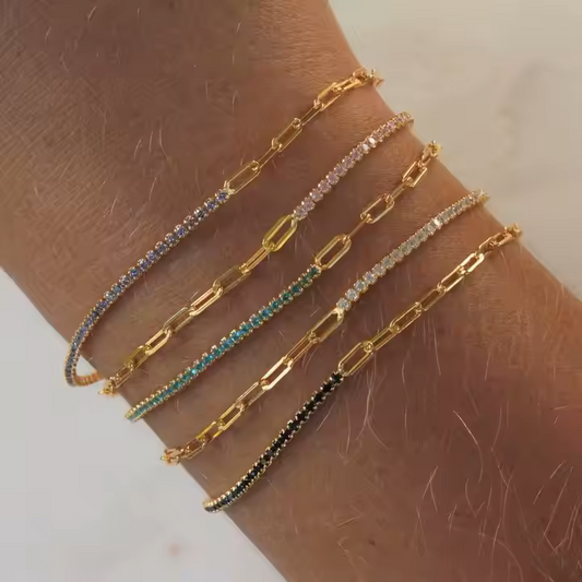 COLORFUL GEMSTONE BRACELETS
