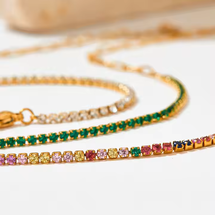 COLORFUL GEMSTONE BRACELETS