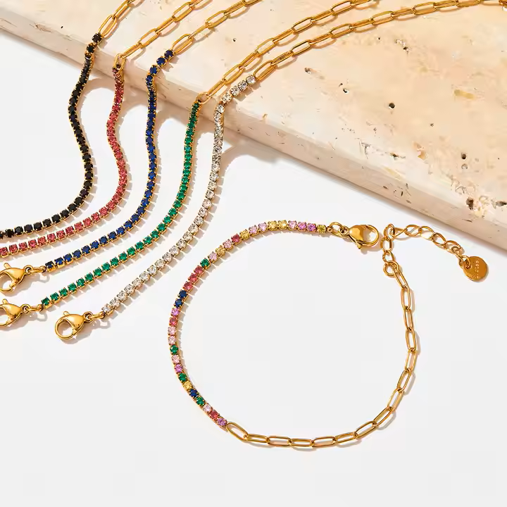COLORFUL GEMSTONE BRACELETS