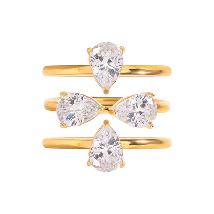 3pcs CLOVER RINGS