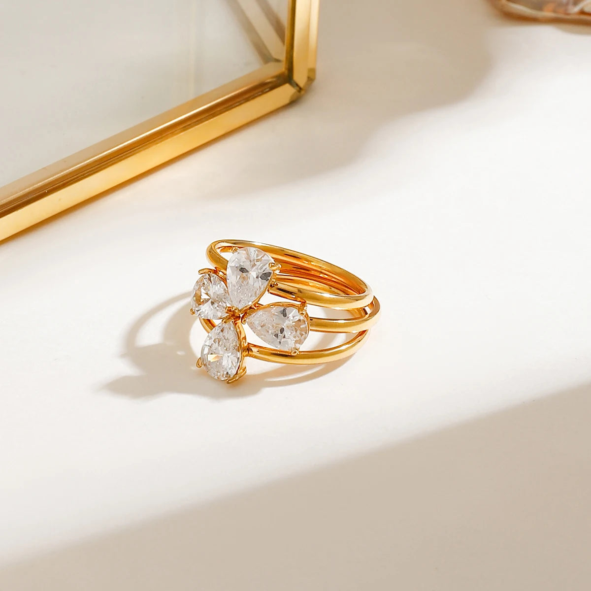 3pcs CLOVER RINGS
