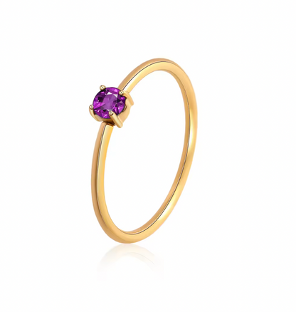 MINIMALIST GEMSTONE RINGS