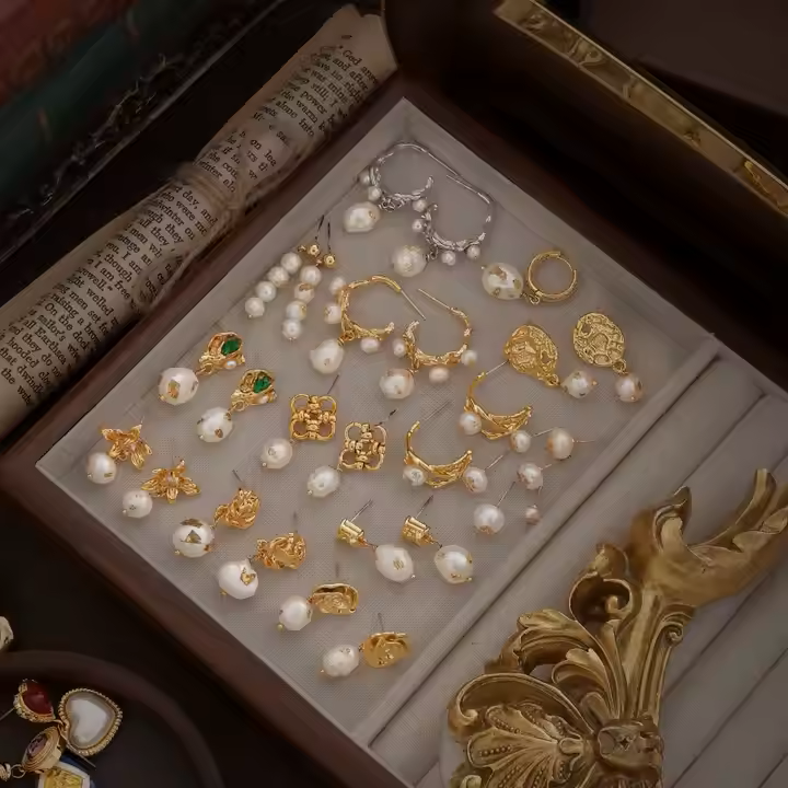 UNIQUE PEARL EARRINGS