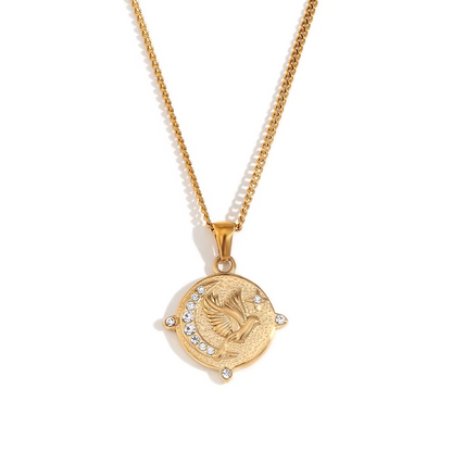 GOLDEN SOLAR NECKLACE