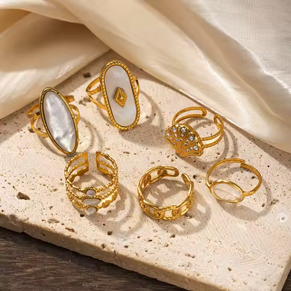 MOTHER OF PEARL RING