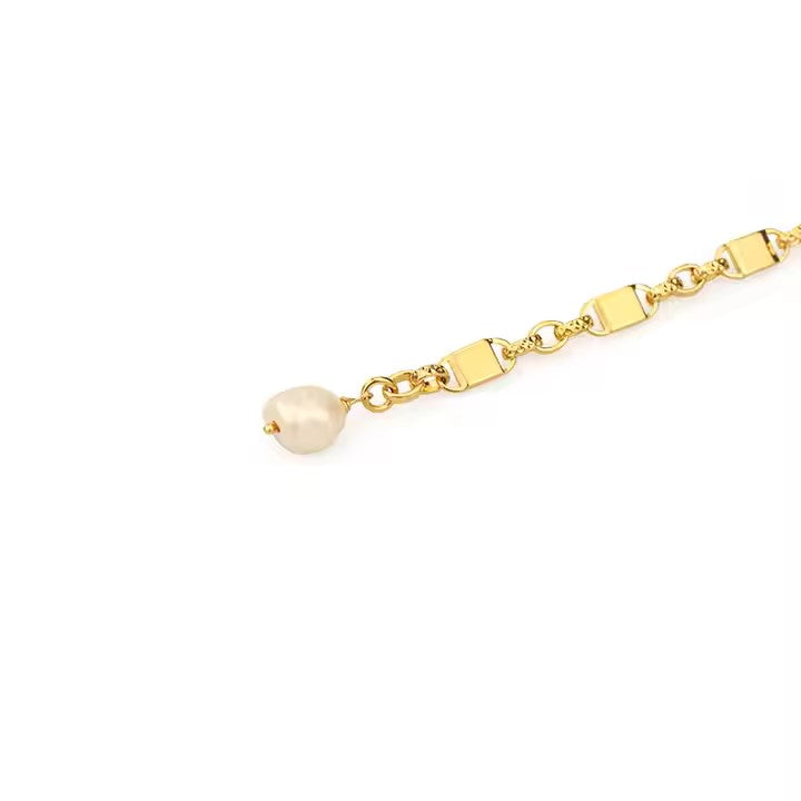 GOLD AND PEARL BRACELET