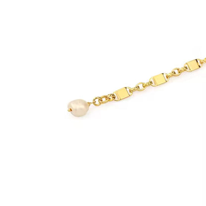 GOLD AND PEARL BRACELET