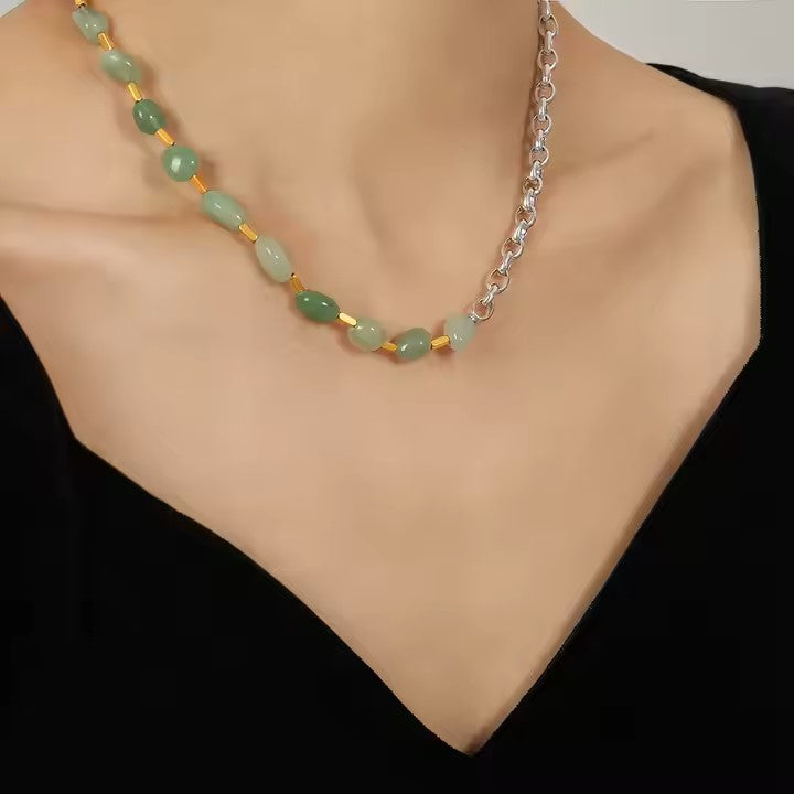 GREEN GEMSTONE NECKLACE