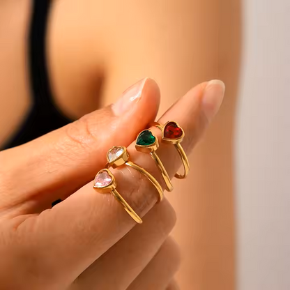 ROMANTIC HEART RINGS