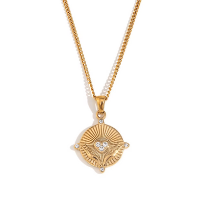 GOLDEN SOLAR NECKLACE