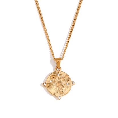 GOLDEN SOLAR NECKLACE