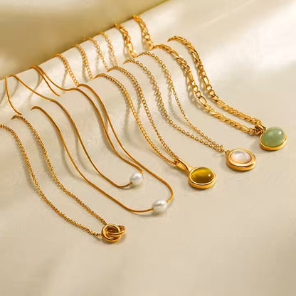 UNIQUE GEMSTONE NECKLACE