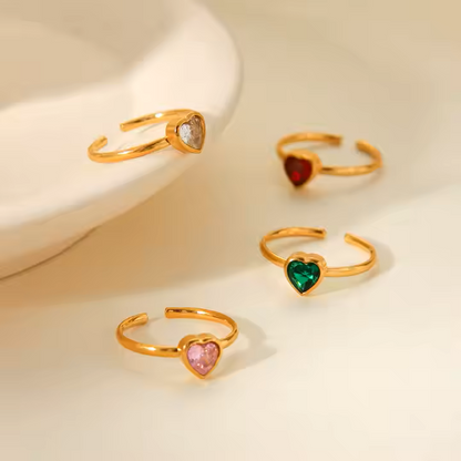 ROMANTIC HEART RINGS