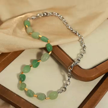 GREEN GEMSTONE NECKLACE