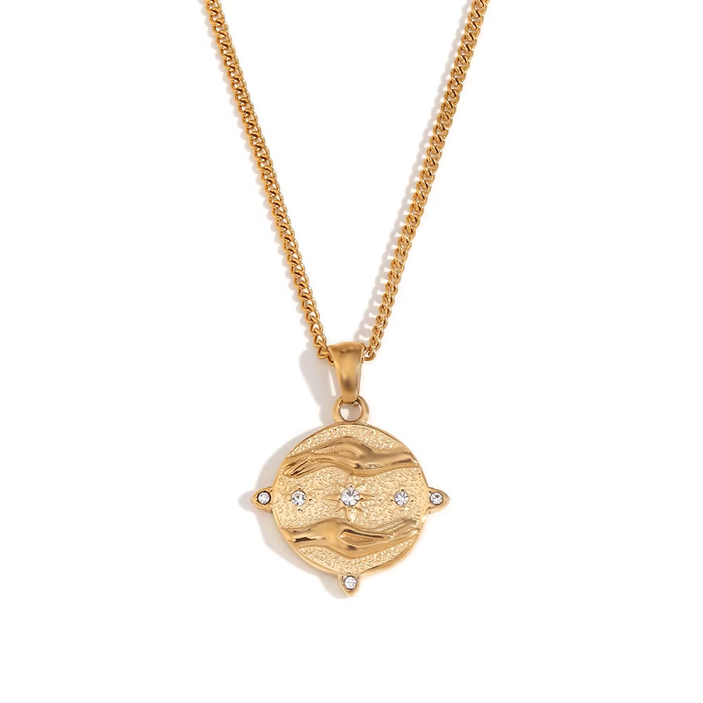 GOLDEN SOLAR NECKLACE