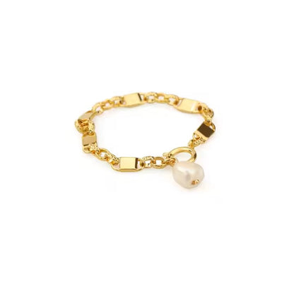 GOLD AND PEARL BRACELET