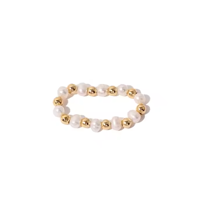 PEARL LUCKY BEAD RING