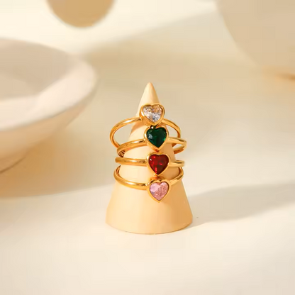 ROMANTIC HEART RINGS