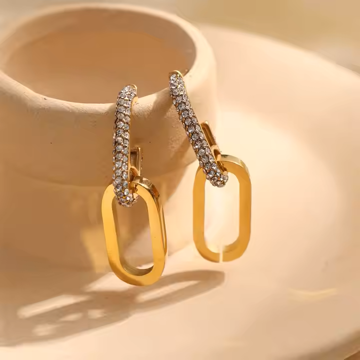 DOUBLE HOOP EARRINGS