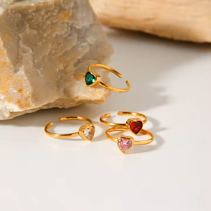 ROMANTIC HEART RINGS