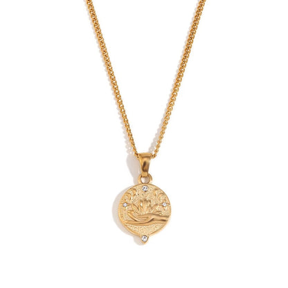 GOLDEN SOLAR NECKLACE