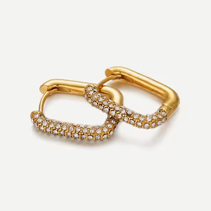 DOUBLE HOOP EARRINGS