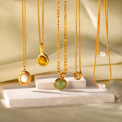 UNIQUE GEMSTONE NECKLACE