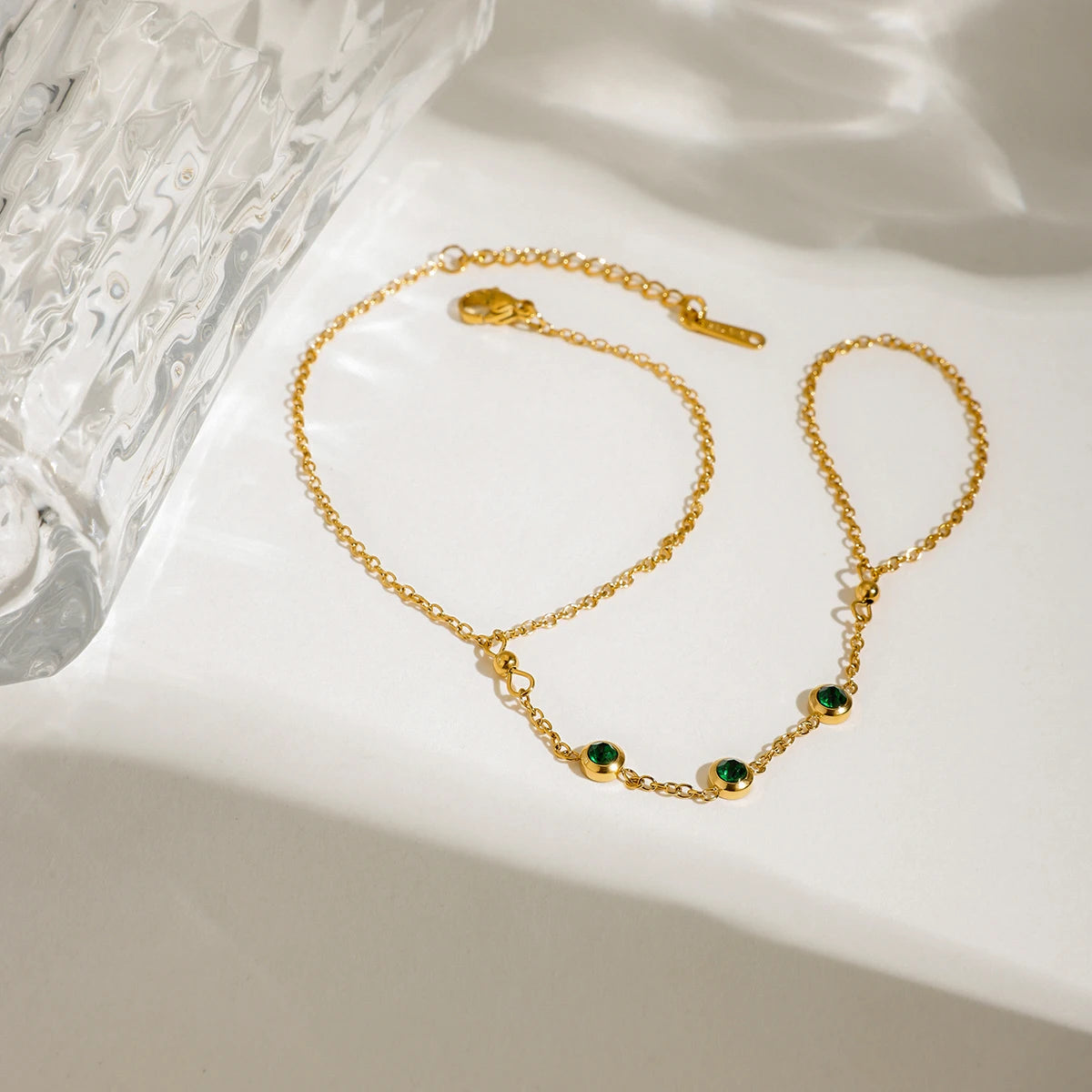 FASHION GREEN RING BRACELET