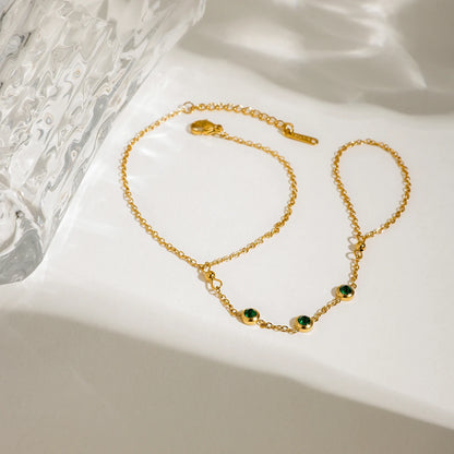 FASHION GREEN RING BRACELET