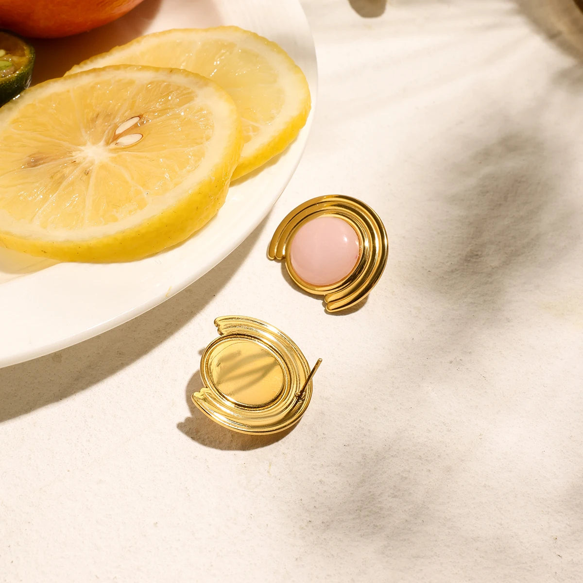 GEOMETRIC ARC EARRINGS