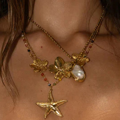 STARFISH PENDANT NECKLACE