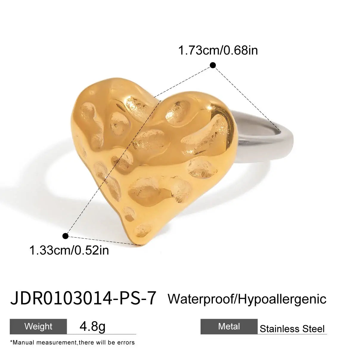 MINIMALIST HEART RING