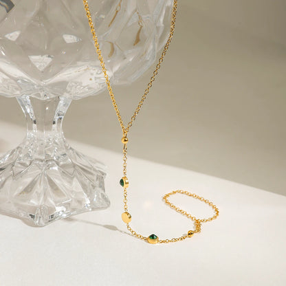 FASHION GREEN RING BRACELET