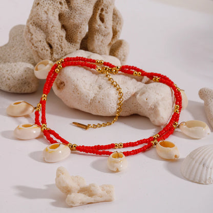 Beach Shell Anklet