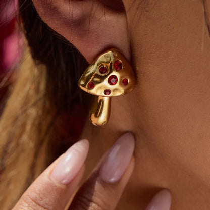 CUTE MUSHROOM EARRINGS