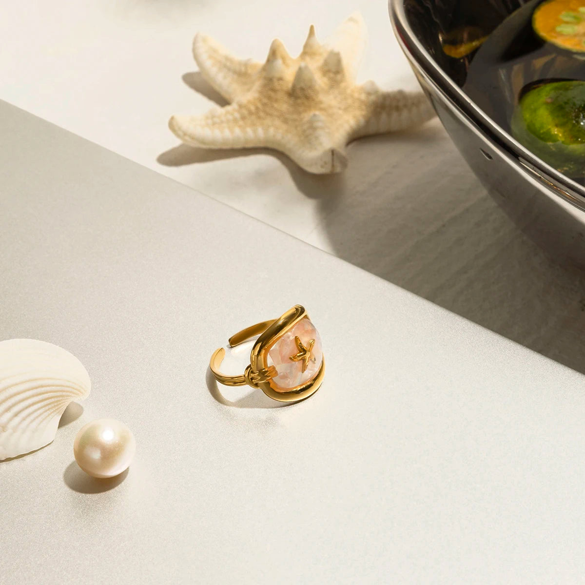 STARFISH OPEN RING