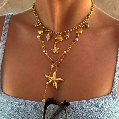 STARFISH PENDANT NECKLACE