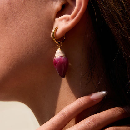 ROSE PENDANT EARRINGS